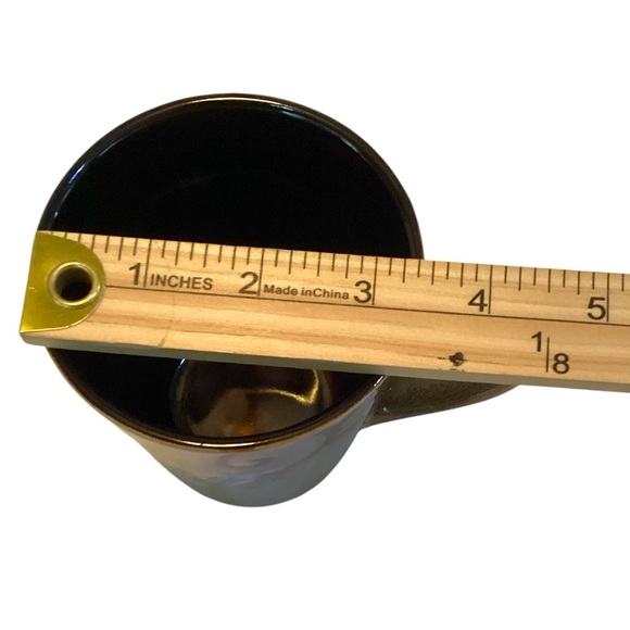 Nature’s Home Glazed Stoneware Coffee Mugs Speckled Brown Floral Set Of 2 - Picture 2 of 8